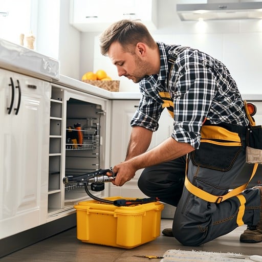 plumber at work stockcake (1)